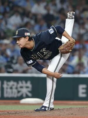 4回に登板し2勝目を挙げたオリックス・横山楓=ベルーナドーム