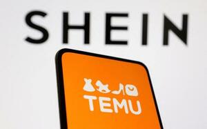 　「ＳＨＥＩＮ（シーイン）」と「Ｔｅｍｕ（テム）」のロゴ（ロイター＝共同）