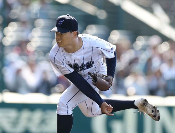 新潟産大付の先発・宮田塁翔