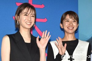 映画『未来』 公開直前プレミアムトークイベントに登壇した（左から）北川景子、黒島結菜 （C）ORICON NewS inc.