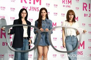 『RIM loves MISAMO Ambassador ＆ Pop-up Launch Event』に登壇したMISAMO（左から）MINA、SANA、MOMO （C）ORICON NewS inc.
