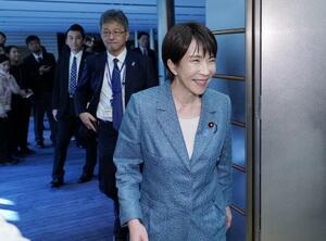 　高市早苗首相＝１９日、首相官邸