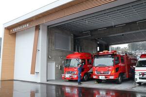 運用が始まった栃尾消防署の新庁舎＝長岡市栄町２