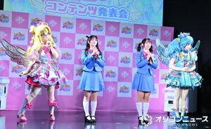 W主人公声優を務める(左から)小川華果、叶矢りか(C)ORICON NewS inc.