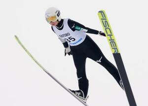 女子で優勝した一戸くる実=ピヤシリシャンツェ