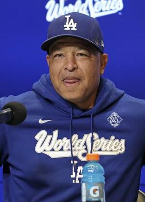 ドジャースのロバーツ監督=10月31日