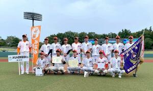 早起き野球の全国大会で準優勝に輝いたみなみ調剤薬局Ｍ’ｓ＝福島市