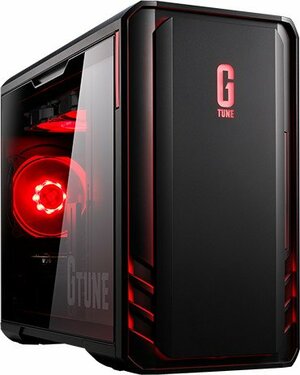 初めて本格的なゲーミングPCを導入するユーザーにも扱いやすい「G TUNE DG-I5G60」(ブラック)。