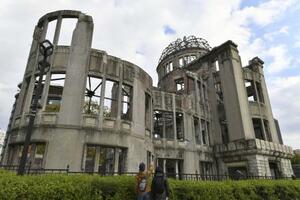 1945年8月6日の惨劇を今に伝える原爆ドーム=広島市