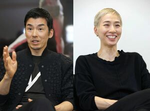 設立20年の思いを語るノイズム芸術総監督の金森穣さんと国際活動部門芸術監督の井関佐和子さん