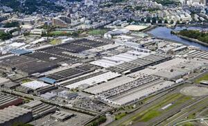 　日産自動車の追浜工場＝５月、神奈川県横須賀市