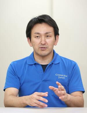 受託評価の新事業に力を入れるコネクテックジャパンの中野高宏社長