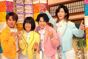 デビューからの変化を語ったモナキ(左から)じん、おヨネ、ケンケン、サカイJr. (C)ORICON NewS inc.