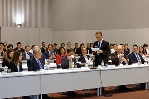 香港関係者が一堂に会したアジアフォーラム＝２２日、新潟市中央区