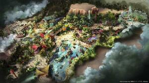 東京ディズニーリゾートを運営するオリエンタルランドが発表したテーマパークのエリア刷新のイメージ
