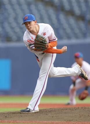 オイシックス先発の能登嵩都