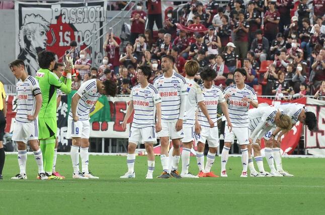 2-3で敗れた新潟=ノエスタ