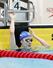 女子５０メートル自由形（視覚障害Ｓ１３）　２７秒２７の日本新記録で優勝した石原愛依＝ＳＡＧＡサンライズパーク水泳場