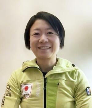 オンライン取材で「スピードと瞬発力、スタミナが鍵」と話すスキーモの田中友理恵