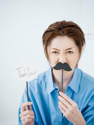 芸能生活30周年記念フォトブックの一こま