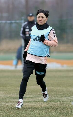 実戦復帰を目指すＭＦ星雄次＝聖籠町