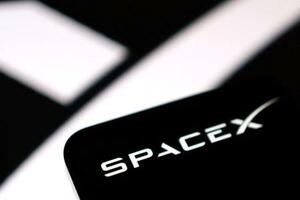 米宇宙開発企業スペースXのロゴ(ロイター=共同)