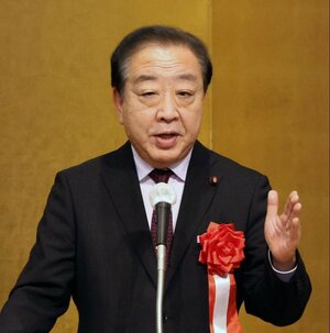 参院選に向けて農業政策などを語る立憲民主党の野田佳彦代表=30日、長岡市