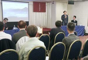 国のシミュレーションツールを活用したまちづくりなどについて考えたフォーラム=三条市本町3