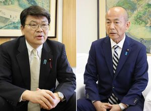 左から小野清一郎さん、深谷成信さん