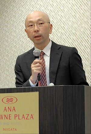 農林水産省大臣官房政策課長・日向彰氏の講演会=新潟市中央区