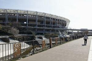 愛知・名古屋アジア大会のメイン会場「パロマ瑞穂スタジアム」=3月、名古屋市