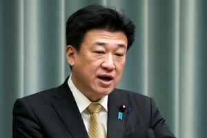 　記者会見する木原官房長官＝２１日午前、首相官邸