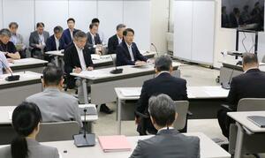 新潟市が開いた能登半島地震の復旧・復興推進本部会議=6月12日、新潟市役所