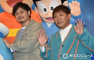 『映画ドラえもん 新・のび太の海底鬼岩城』完成披露試写会に参加したアルコ＆ピース（平子祐希、酒井健太） （C）ORICON NewS inc.