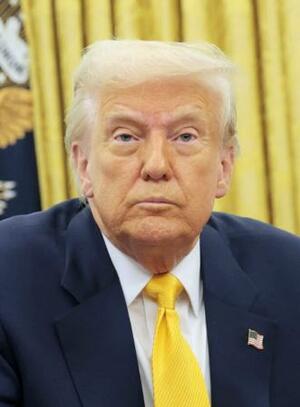 トランプ米大統領(ゲッティ=共同)