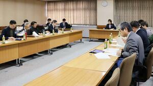 任意団体から一般社団法人への移行が決まった加茂市観光協会の総会=加茂市役所