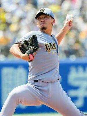 完封で2勝目を挙げた阪神・伊藤将=神宮