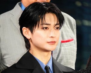 シュッとした目黒蓮に人見知りをした高橋文哉（C）ORICON NewS inc.