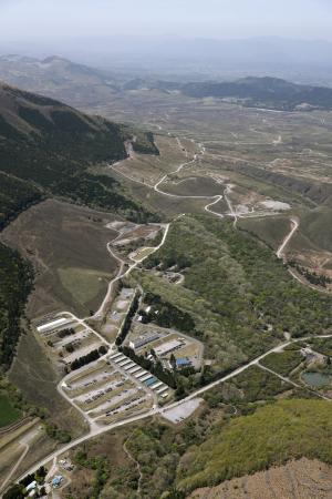 　砲弾破裂事故のあった大分県の日出生台演習場＝２１日