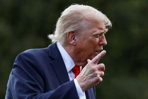 トランプ米大統領=11日、ワシントン(ロイター=共同)