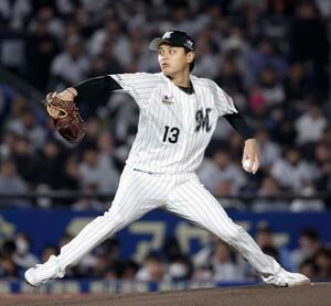 　西武との開幕戦で先発したロッテの毛利＝ＺＯＺＯマリン