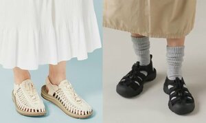 KEENのサンダル「UNEEK」と「NEWPORT」（出典：Amazon）