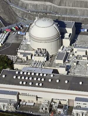 関西電力大飯原発4号機=福井県おおい町
