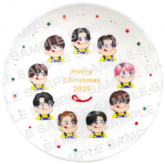 不二家「Snow Manオリジナルクリスマスプレート」付きのケーキを