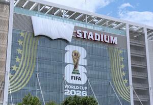 　サッカーＷ杯北中米３カ国大会の会場の一つ、サンフランシスコ・ベイエリア競技場＝５月、サンフランシスコ（ゲッティ＝共同）