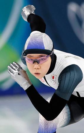 ミラノ・コルティナ冬季五輪のスピードスケート女子1000メートルに出場した吉田雪乃=9日、イタリア・ミラノ(共同)