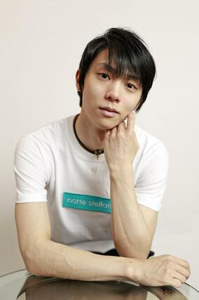 インタビューに応じた羽生結弦さん