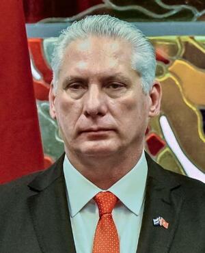 　キューバのディアスカネル大統領（ロイター＝共同）