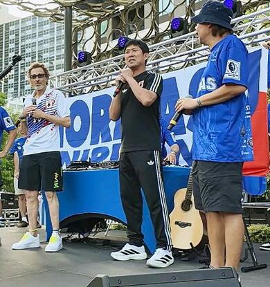 森保監督「みんな、最高！」 イベントにサプライズ登場し叫ぶ | 新潟日報