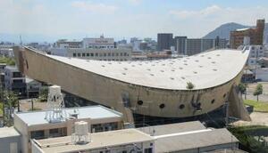 建築家の故丹下健三氏が設計した旧香川県立体育館